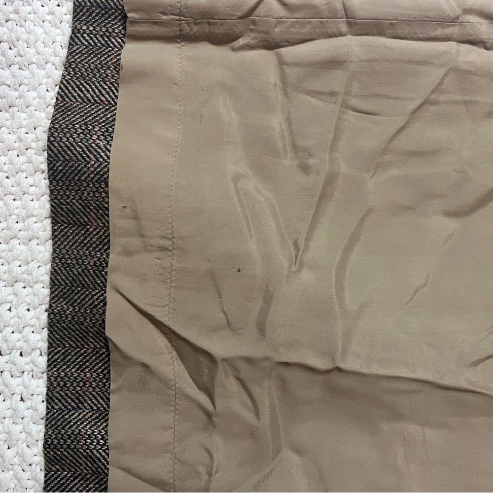 Ralph Lauren Vintage Made in USA Brown Tweed Midi Skirt With Pockets - Picture 7 of 9